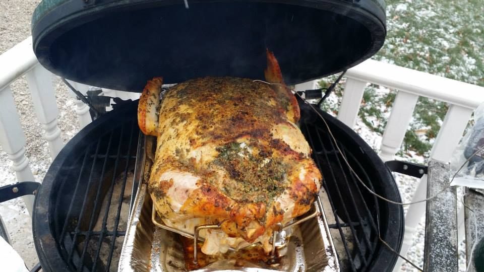 Thanksgiving Turducken on the Big Green Egg Side X Side World Forums